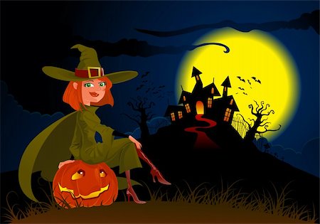 simsearch:400-04645724,k - vector halloween illustration Stock Photo - Budget Royalty-Free & Subscription, Code: 400-04139396