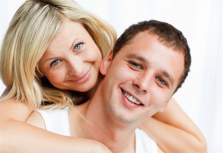 simsearch:400-04150404,k - Close-up of happy boyfriend and girlfriend smiling at the camera Stock Photo - Budget Royalty-Free & Subscription, Code: 400-04139546