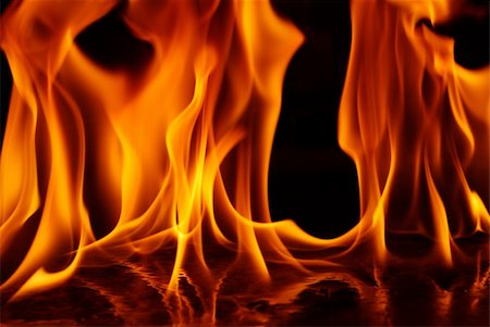 simsearch:400-04418789,k - fire flame on black background Stock Photo - Budget Royalty-Free & Subscription, Code: 400-04139899