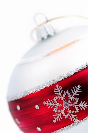 simsearch:400-05382600,k - Nahaufnahme des roten und weißen Weihnachtsdekoration Stockbilder - Microstock & Abonnement, Bildnummer: 400-04130236