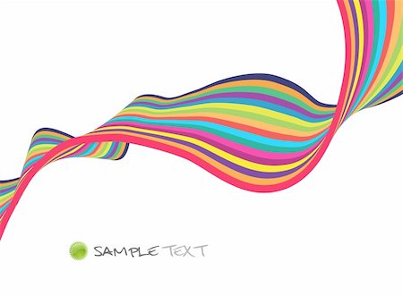 simsearch:400-05160157,k - Colorful lines with place for text. Vector art. Stock Photo - Budget Royalty-Free & Subscription, Code: 400-04130412