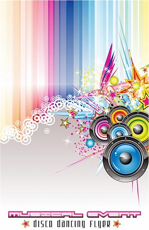 pink star backgrounds - Dance and Music Event Background for poster or flyers Stock Photo - Budget Royalty-Free & Subscription, Code: 400-04130471