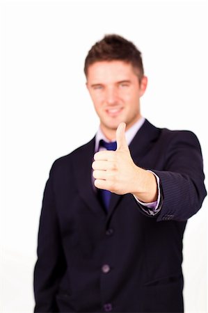 simsearch:400-04129711,k - businessman with his thumb up with camera foucs on the thumb Stock Photo - Budget Royalty-Free & Subscription, Code: 400-04131290