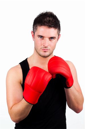 simsearch:400-05880401,k - portrait of a young athletic man wearing boxing Stock Photo - Budget Royalty-Free & Subscription, Code: 400-04131314