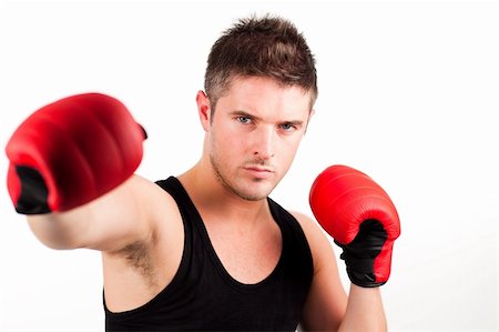 simsearch:400-05880401,k - portrait of a young athletic man wearing boxing Stock Photo - Budget Royalty-Free & Subscription, Code: 400-04131315