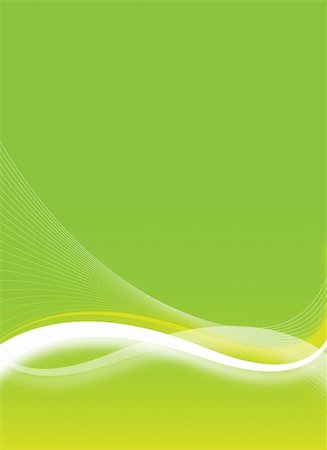 abstract green flyer for design Stock Photo - Budget Royalty-Free & Subscription, Code: 400-04131895