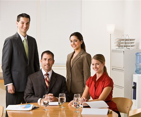 simsearch:400-04129016,k - Business people in a meeting Stock Photo - Budget Royalty-Free & Subscription, Code: 400-04132852