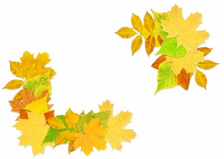 simsearch:400-04609388,k - Decorative frame from bright autumn leaves Stock Photo - Budget Royalty-Free & Subscription, Code: 400-04133221