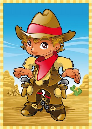 simsearch:400-06106713,k - Little Cow Boy, cartoon and vector character Stock Photo - Budget Royalty-Free & Subscription, Code: 400-04133604