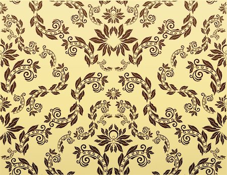 simsearch:400-04686213,k - Vector decorative royal seamless floral ornament Stock Photo - Budget Royalty-Free & Subscription, Code: 400-04133627