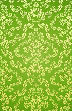 simsearch:400-07657360,k - Vector decorative royal seamless floral ornament Foto de stock - Super Valor sin royalties y Suscripción, Código: 400-04133628