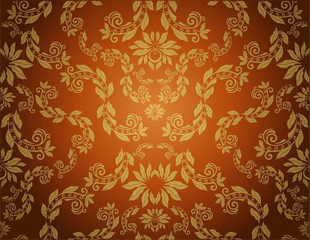 simsearch:400-04686213,k - Vector decorative royal seamless floral ornament Stock Photo - Budget Royalty-Free & Subscription, Code: 400-04133629