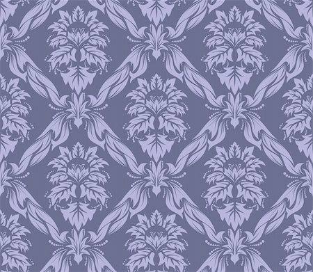 simsearch:400-05139120,k - Damask seamless vector background.  For easy making seamless pattern just drag all group into swatches bar, and use it for filling any contours. Stock Photo - Budget Royalty-Free & Subscription, Code: 400-04144304
