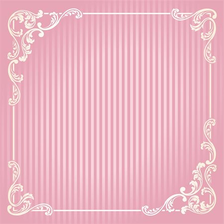 simsearch:400-06071368,k - Elegant swirly frame inspired by French Rococo designs. Graphics are grouped and in several layers for easy editing. The file can be scaled to any size. Stock Photo - Budget Royalty-Free & Subscription, Code: 400-04144420