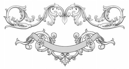 simsearch:400-04145153,k - Ornate banner vector Stock Photo - Budget Royalty-Free & Subscription, Code: 400-04145127