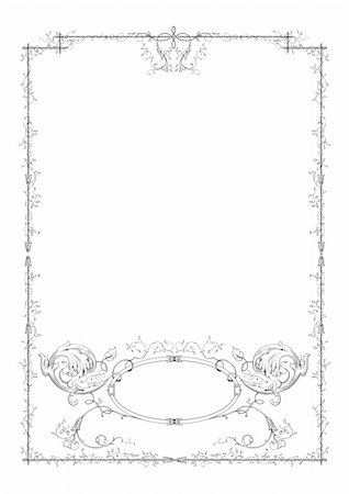 simsearch:400-04145153,k - Openwork frame vector Stock Photo - Budget Royalty-Free & Subscription, Code: 400-04145163