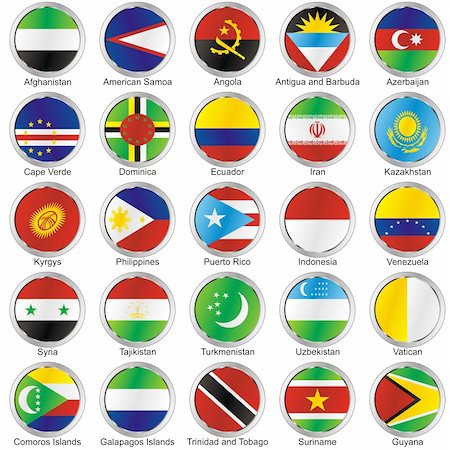 simsearch:400-05146799,k - fully editable vector isolated flags Foto de stock - Super Valor sin royalties y Suscripción, Código: 400-04145610