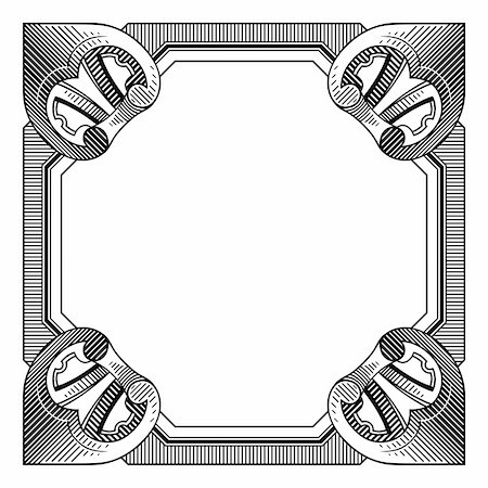 Ornate frame vector Stock Photo - Budget Royalty-Free & Subscription, Code: 400-04145826