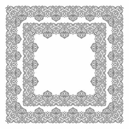 Ornate frame vector Stock Photo - Budget Royalty-Free & Subscription, Code: 400-04145827
