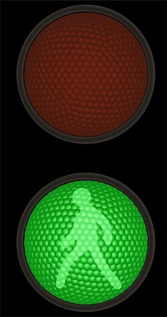 simsearch:400-04485428,k - Traffic light Foto de stock - Super Valor sin royalties y Suscripción, Código: 400-04145821