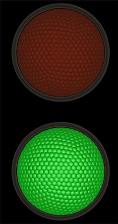 feu rouge - Traffic light Photographie de stock - Aubaine LD & Abonnement, Code: 400-04145823