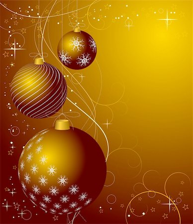 Christmas abstract background. Editable Adobe Illustrator 8 vector file. Stock Photo - Budget Royalty-Free & Subscription, Code: 400-04148085