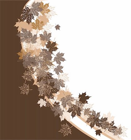 Autumn frame: maple leaf. Place for your text here. Stock Photo - Budget Royalty-Free & Subscription, Code: 400-04149530