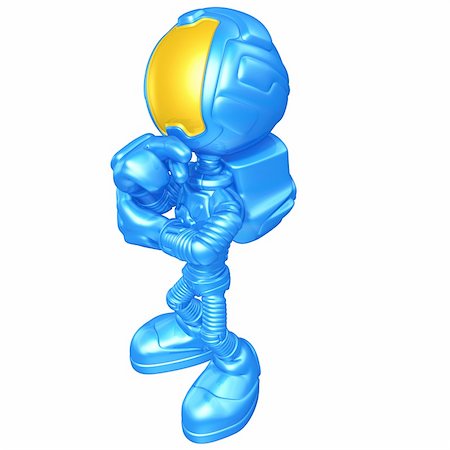 simsearch:400-04143989,k - Astronaut Concept And Presentation Figure In 3D Foto de stock - Super Valor sin royalties y Suscripción, Código: 400-04140191