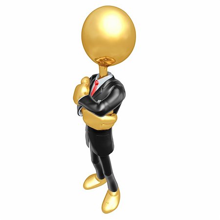 simsearch:400-04014219,k - Businessman Concept And Presentation Figure In 3D Foto de stock - Super Valor sin royalties y Suscripción, Código: 400-04140500