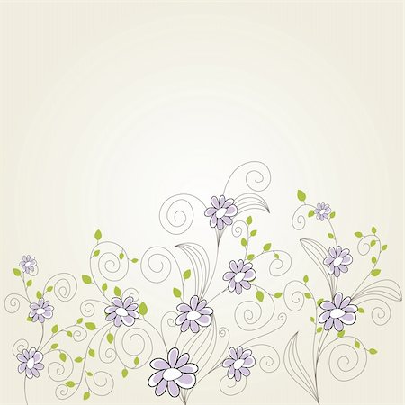 paint color card - Floral background for design use. Vector illustration. Stock Photo - Budget Royalty-Free & Subscription, Code: 400-04140757