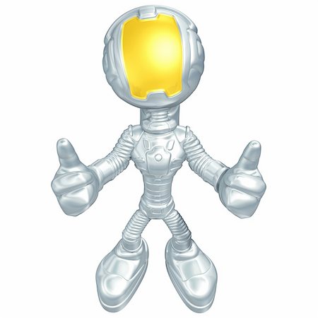 simsearch:400-04143989,k - Astronaut Concept And Presentation Figure In 3D Foto de stock - Super Valor sin royalties y Suscripción, Código: 400-04140781