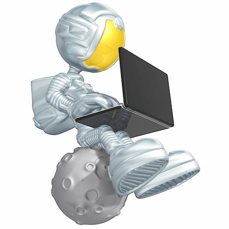 simsearch:400-04143989,k - Astronaut Concept And Presentation Figure In 3D Foto de stock - Super Valor sin royalties y Suscripción, Código: 400-04142123
