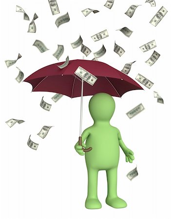 simsearch:400-08282552,k - Symbol of wealth and success -  rain from dollars Stock Photo - Budget Royalty-Free & Subscription, Code: 400-04143194