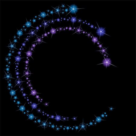 Background with three semicircles of glittering lights. Graphics are grouped and in several layers for easy editing. The file can be scaled to any size. Stock Photo - Budget Royalty-Free & Subscription, Code: 400-04155075