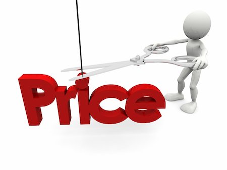 Lowering price Stock Photo - Budget Royalty-Free & Subscription, Code: 400-04155138