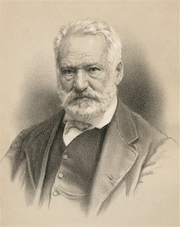 essayist - Victor Hugo, French poet, playwright, novelist, essayist, visual artist, statesman, human rights activist and exponent of the Romantic movement in France. The image is from P. Ahlberg's "Victor Hugo och det nyare Frankrike" from year 1879. The image is currently in pubilc domain. Stock Photo - Budget Royalty-Free & Subscription, Code: 400-04155922