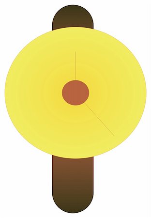 illustrllion drawing of yellow archery targets in white background Photographie de stock - Aubaine LD & Abonnement, Code: 400-04156104