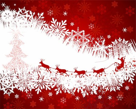 simsearch:400-04460641,k - Beautiful vector Christmas (New Year) background for design use Foto de stock - Super Valor sin royalties y Suscripción, Código: 400-04156155