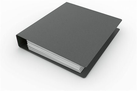 simsearch:400-04604228,k - 3d rendering of a ring binder in a modern fiber material Fotografie stock - Microstock e Abbonamento, Codice: 400-04158016