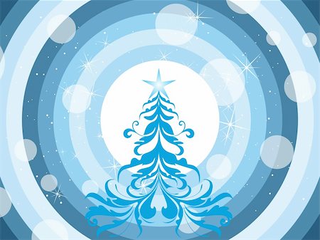 simsearch:400-05165579,k - wallpaper for merry xmas day, vector illustration Stock Photo - Budget Royalty-Free & Subscription, Code: 400-04158933