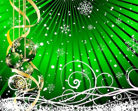 simsearch:400-04698451,k - Beautiful vector Christmas (New Year) background for design use Photographie de stock - Aubaine LD & Abonnement, Code: 400-04159126