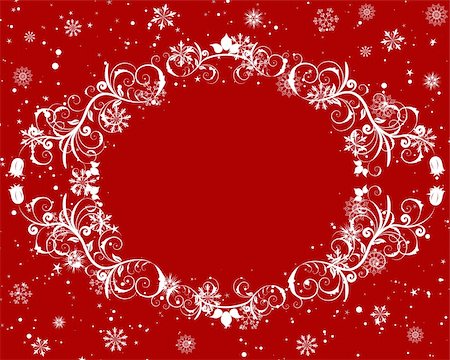 simsearch:400-04307711,k - Vector Christmas (New Year) frame for design use Stock Photo - Budget Royalty-Free & Subscription, Code: 400-04159145