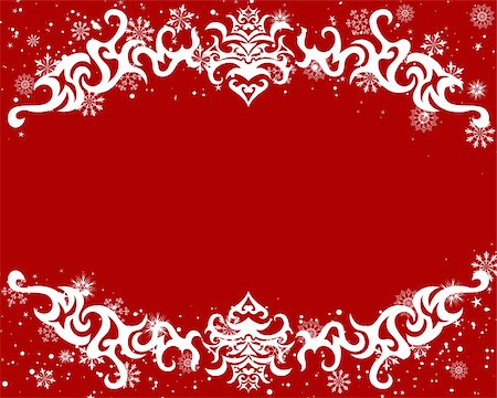 simsearch:400-04307711,k - Vector Christmas (New Year) frame for design use Stock Photo - Budget Royalty-Free & Subscription, Code: 400-04159149