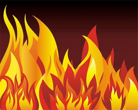 simsearch:400-04159156,k - Inferno fire vector background for design use Stock Photo - Budget Royalty-Free & Subscription, Code: 400-04159154