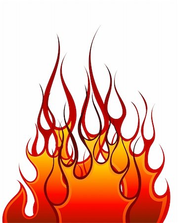 simsearch:400-04159156,k - Inferno fire vector background for design use Stock Photo - Budget Royalty-Free & Subscription, Code: 400-04159162