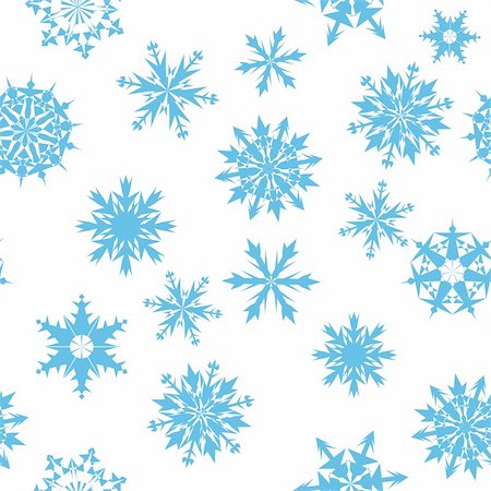 simsearch:400-06059861,k - Seamless snowflakes background for winter and christmas theme Photographie de stock - Aubaine LD & Abonnement, Code: 400-04159206