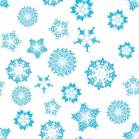 simsearch:400-06059861,k - Seamless snowflakes background for winter and christmas theme Photographie de stock - Aubaine LD & Abonnement, Code: 400-04159207