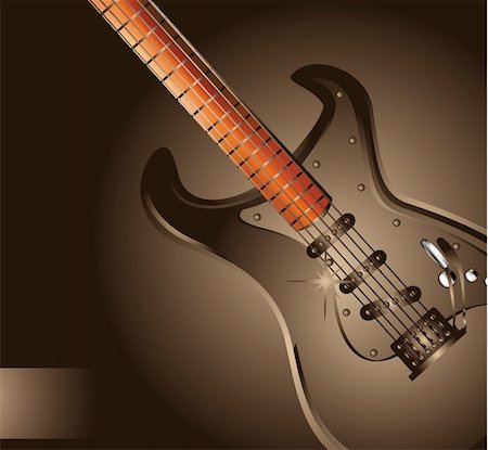 electric bass white background - Colorful Art of Rock Background Stock Photo - Budget Royalty-Free & Subscription, Code: 400-04159983