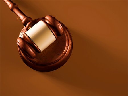 Wooden justice gavel on sound block - 3d render Stock Photo - Budget Royalty-Free & Subscription, Code: 400-04151786