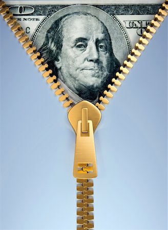 Open zipper showing money. Making money concept. 3d render Photographie de stock - Aubaine LD & Abonnement, Code: 400-04151857
